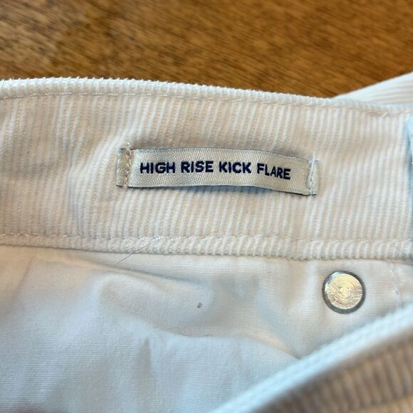 Vineyard Vines Corduroy High Rise Kick Flare Jeans - Picture 3 of 9